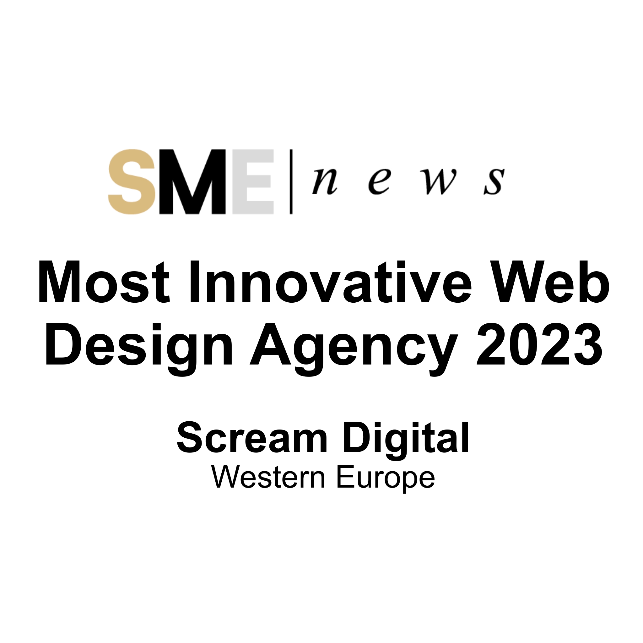 Most Innovative Web Design Agency 2023 — SME News