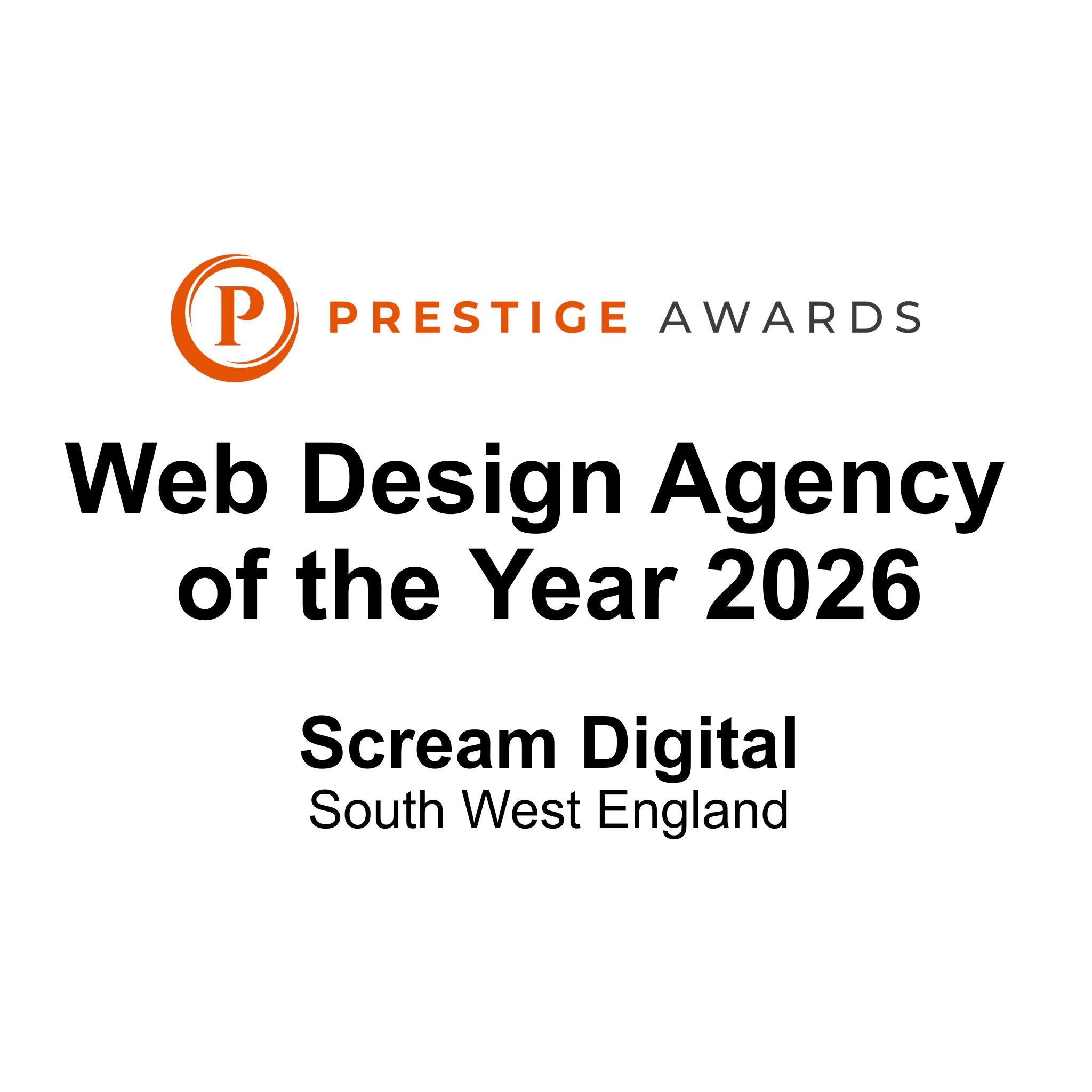 Web Design Agency of the Year 2026 — Prestige Awards