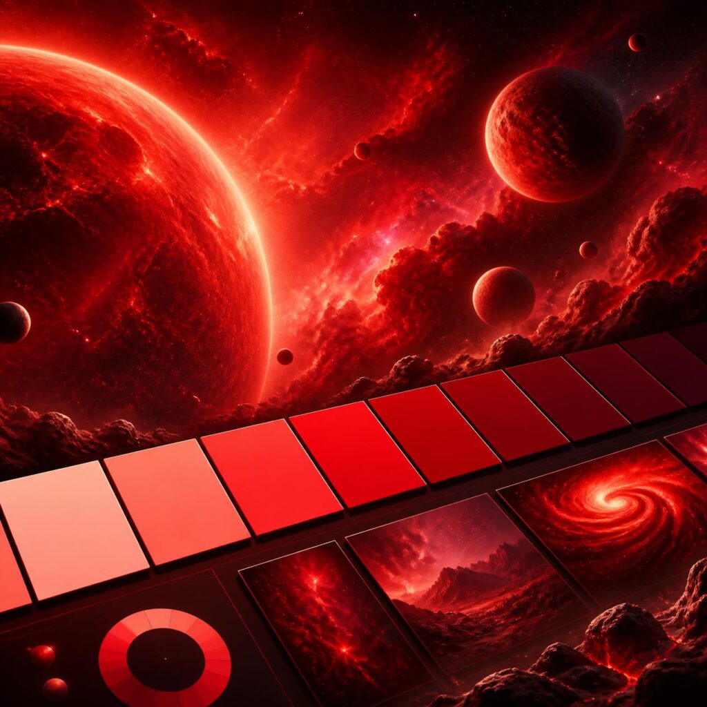 Exploring the Vibrant World of Red Colour Schemes for Websites